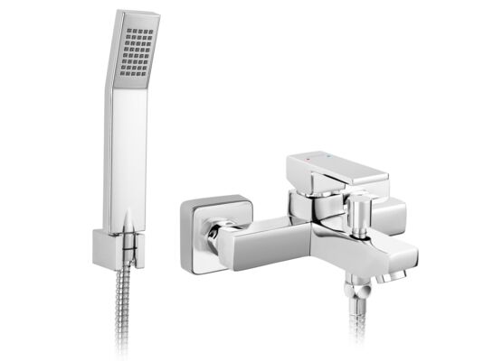 Bateria wannowa, z natryskiem ZICCO chrom