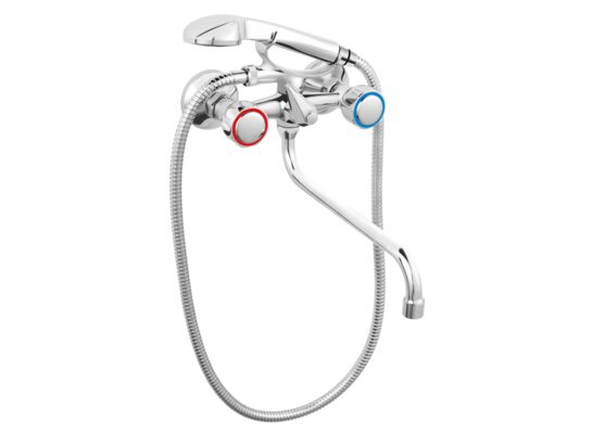 Bateria wannowa z ruchomą wylewką 1/2" STANDARD chrom BM9