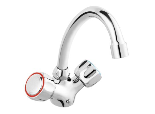 Bateria umywalkowa stojąca 1-otworowa 1/2" STANDARD chrom LUX B05L