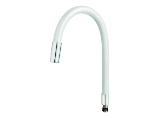 Wylewka Elastico do baterii zlewozmywakowej, biała