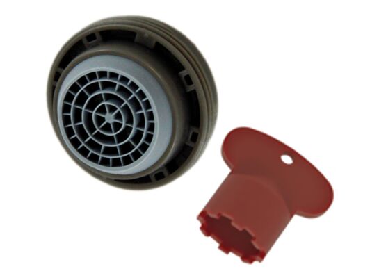 Perlator z regulacją strumienia FerroAirSlim z kluczem