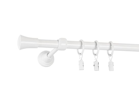 Karnisz pojedynczy TULUZA 240 cm 16 mm biały