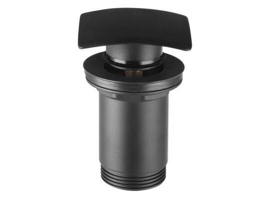 Zawór spustowy z przelewem G5/4 czarny