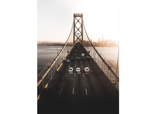 Obraz GLASSPIK 50 x 70 cm GL358 BRIDGE ROAD