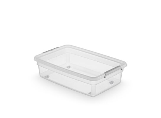 Pojemnik Moxom BaseStore Box clips 29 l z kółkami