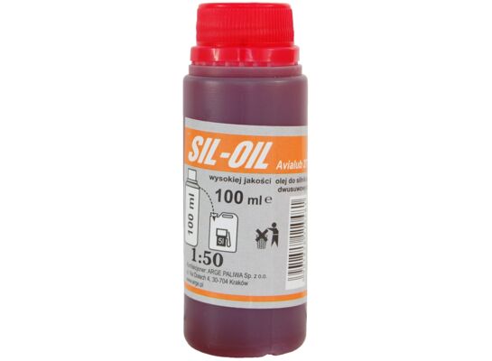 Olej SIL-OIL do dwusuwów czerwony 100 ml Axenol