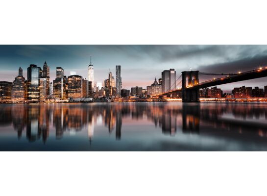 Obraz CANVAS SILVER 60 x 150 cm ST626 BLUE MA