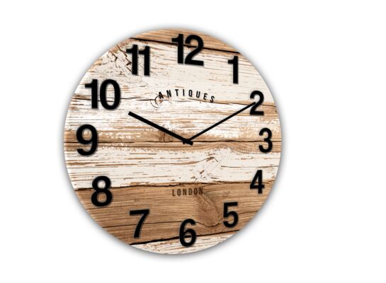 Zegar GLASSCLOCK Ø30 cm GC082 LONDON