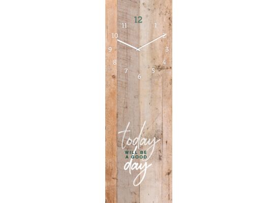 Zegar GLASSCLOCK 20 x 60 cm GC087 TODAY