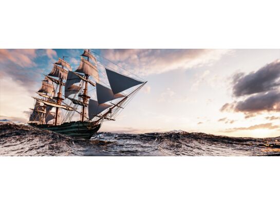 Obraz GLASSPIK 50 x 125 cm GL403 SHIP