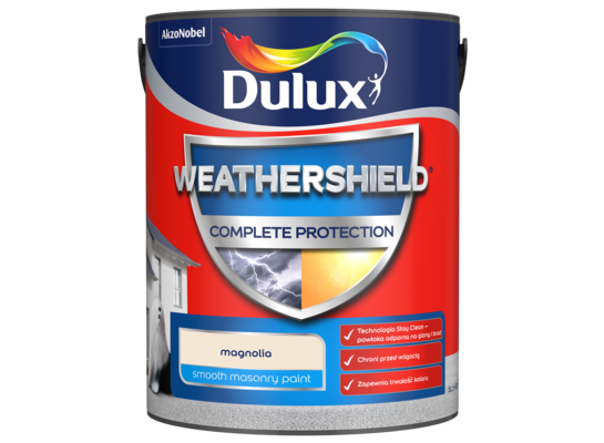 Farba elewacyjna WEATHERSHIELD COMPLETE magnolia 5 l Dulux