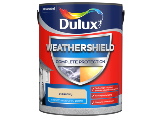 Farba elewacyjna WEATHERSHIELD COMPLETE piaskowy 5 l Dulux