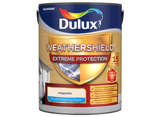 Farba elewacyjna WEATHERSHIELD EXTREME magnolia 5 l Dulux