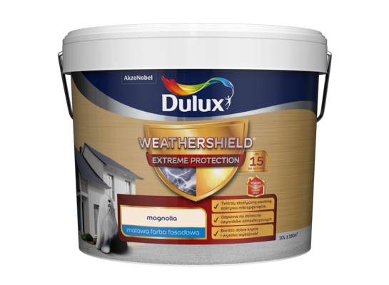 Farba elewacyjna WEATHERSHIELD EXTREME magnolia 10 l Dulux