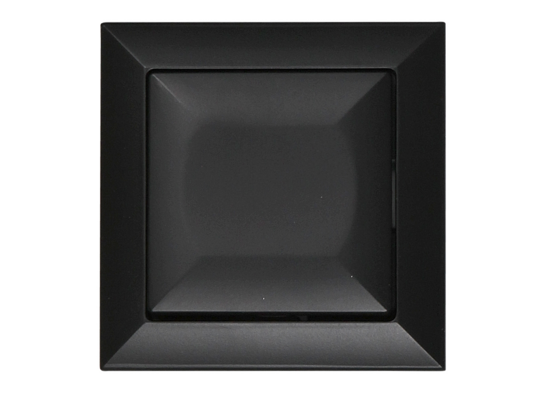 Łącznik pojedynczy czarny mat PERŁA