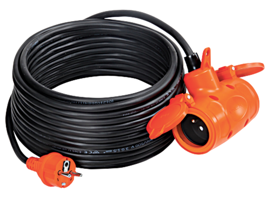 Przedłużacz ogrodowy PS-200 3 x 1,5 mm² 5,0 m JONEX