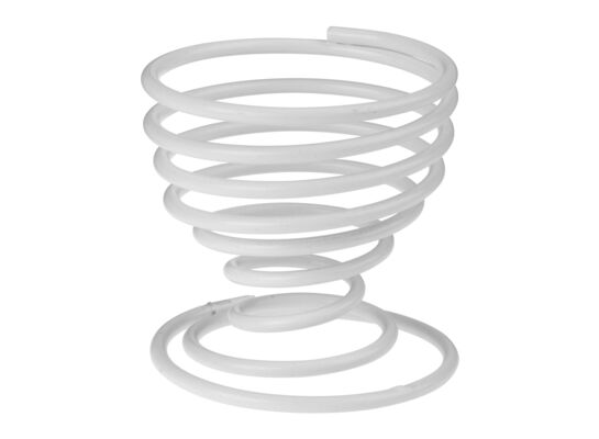 Podstawka pod jajko biała