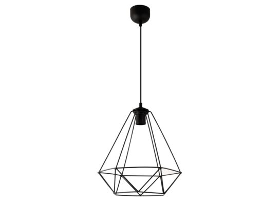 Lampa wisząca 1-płomienna W-1201/1 60 W E27 czarna