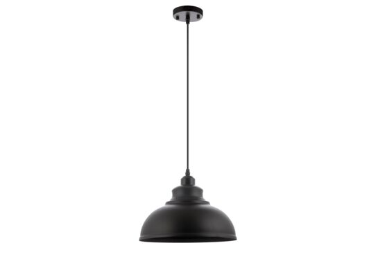 Lampa wisząca 1-płomienna W-106/300 60 W E27 czarna