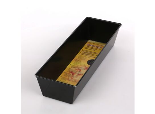 Forma blacha fakturowana 35 x 11 x 7,5 cm czarna