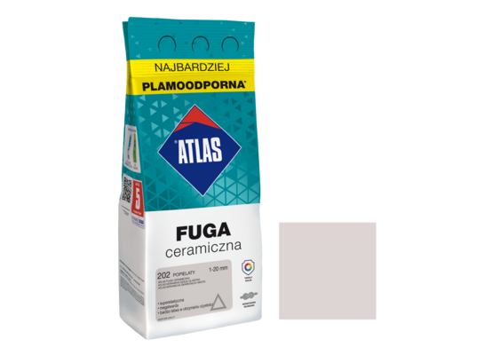 Fuga ceramiczna 202 popielaty alubag 2 kg ATLAS