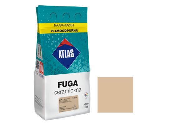 Fuga ceramiczna 206 cappuccino alubag 5 kg ATLAS