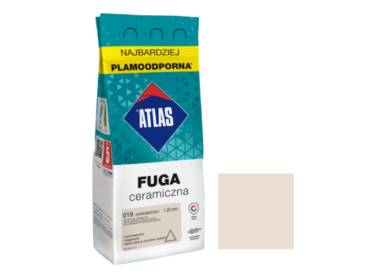 Fuga ceramiczna 019 jasnobeżowy alubag 2 kg ATLAS