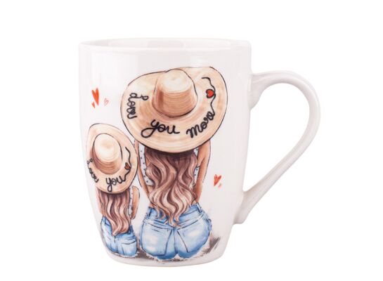 Kubek baryłka NBC 300ml dek. love you