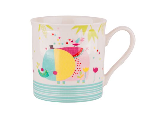 Kubek prosty z wywiniętym rantem NBC 250ml dek. słoń