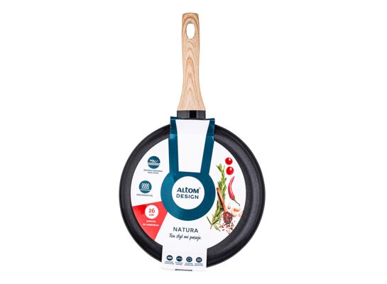 Patelnia do naleśników Natura light 26 cm czarna