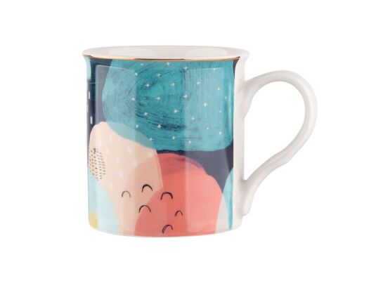 Kubek prosty NBC 250ml abstrakcja dek. B