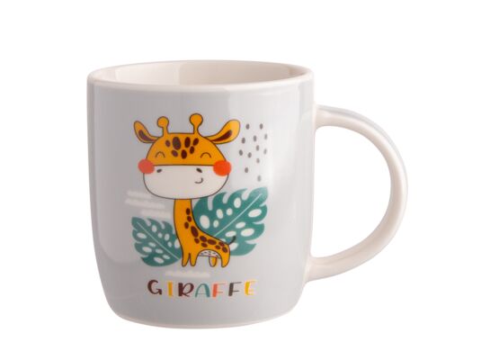 Kubek baryłka szeroko NBC 300ml dek. żyrafa