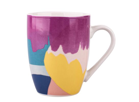 Kubek baryłka NBC 300ml abstrakcja dek. B