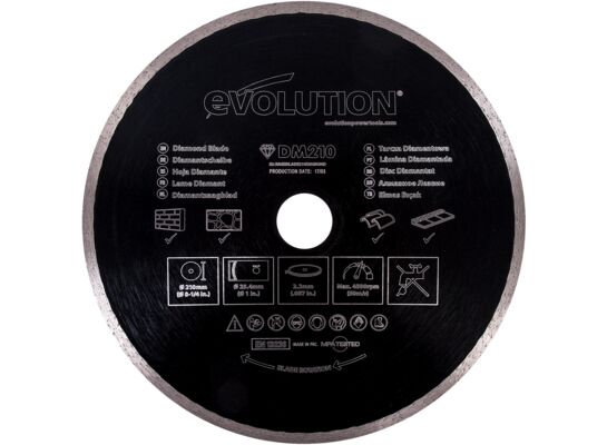 Tarcza diamentowa ciągła 210 mm Evolution