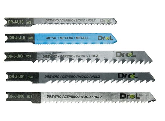 Brzeszczot z chwytem typu "U" zestaw 5 sztuk Drel