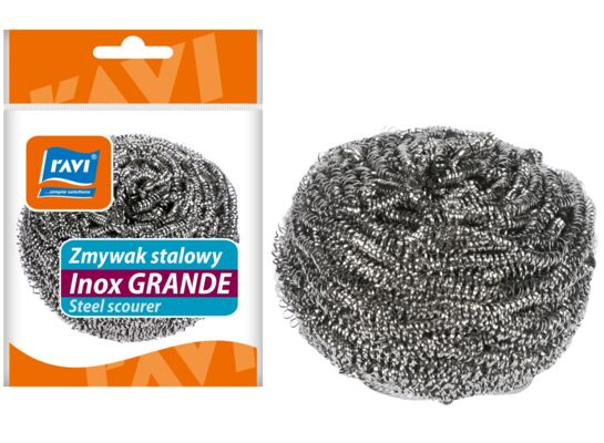 Zmywak stalowy INOX Grande 1szt.