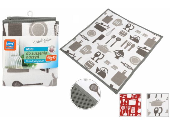 Mata do suszenia naczyń z mikrofibry MODERN HOME