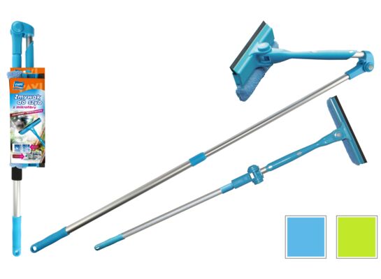 Zmywak do szyb z mikrofibry obrotowo-teleskopowy 80-160 cm