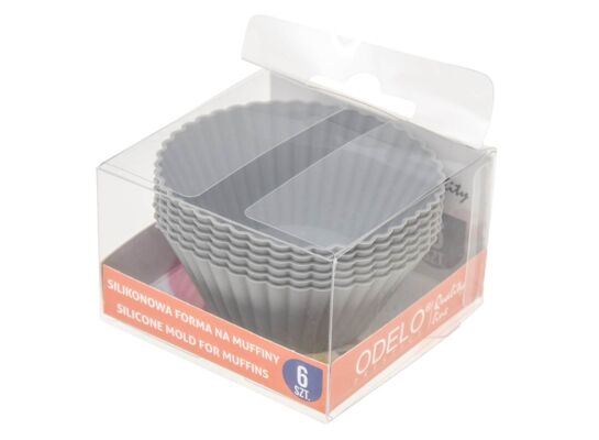 Silikonowa forma 6 sztuk 7 x 4 x 3 cm ROSELI