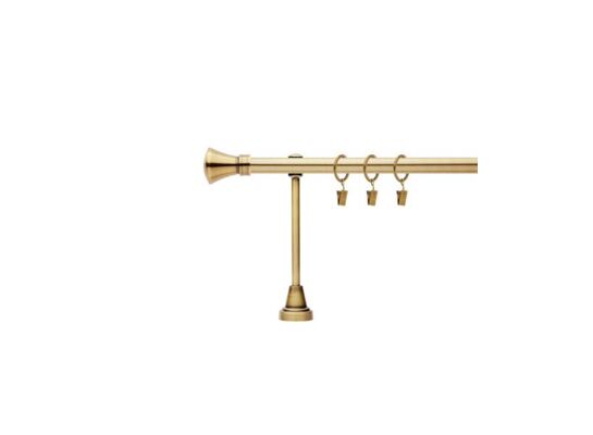 Karnisz pojedynczy Capri 19 mm 120 cm antyk