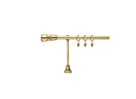 Karnisz pojedynczy Davi 19 mm 240 cm antyk