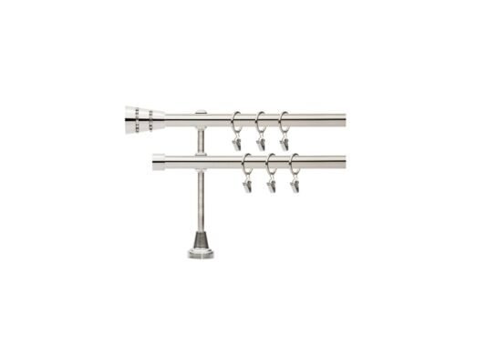 Karnisz podwójny Jonker 19 mm 200 cm stal