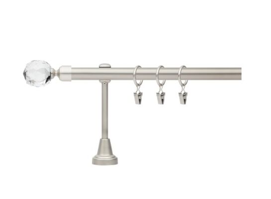 Karnisz pojedynczy Globe 19 mm 200 cm satyna