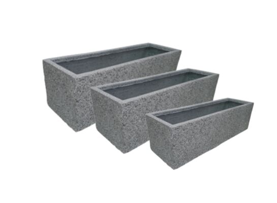 Donica zewnętrzna grafit L 80,5 x 30 x 30,5 cm