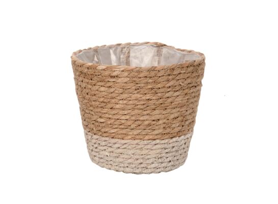 Osłonka kosz Moroccan biały 14,5 cm