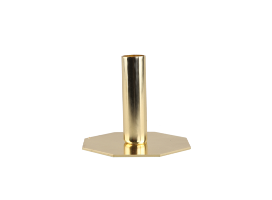 Świecznik stołowy miedziany mały 11 x 10 cm