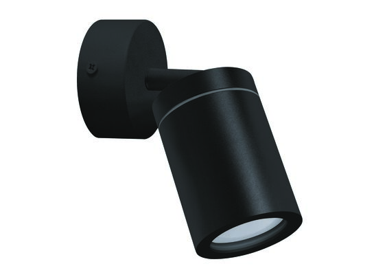 Oprawa do łazienki TENOR GU10 1C BLACK STRÜHM