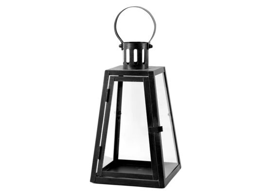 Latarenka metalowa stożkowa 15 x 15 x 27 cm