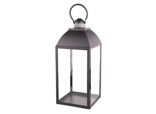 Latarenka metalowa 21 x 21 x 49 cm