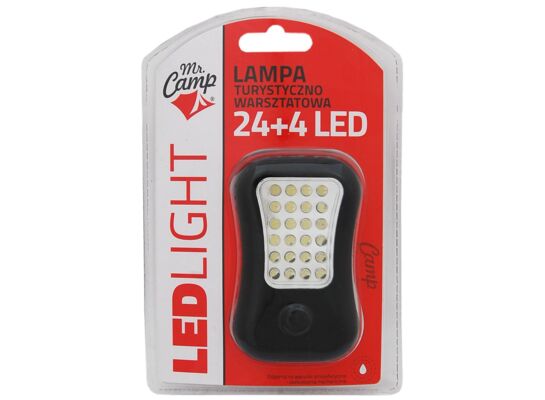 Lampa warsztatowo-kempingowa 24 LED + 4 LED Mr Camp